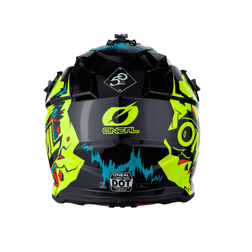 Oneal 2SRS Youth Helmet VILLAIN neon yellow