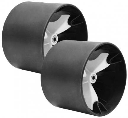 49'er Radsatz Schwarz/Weiß (15mm)