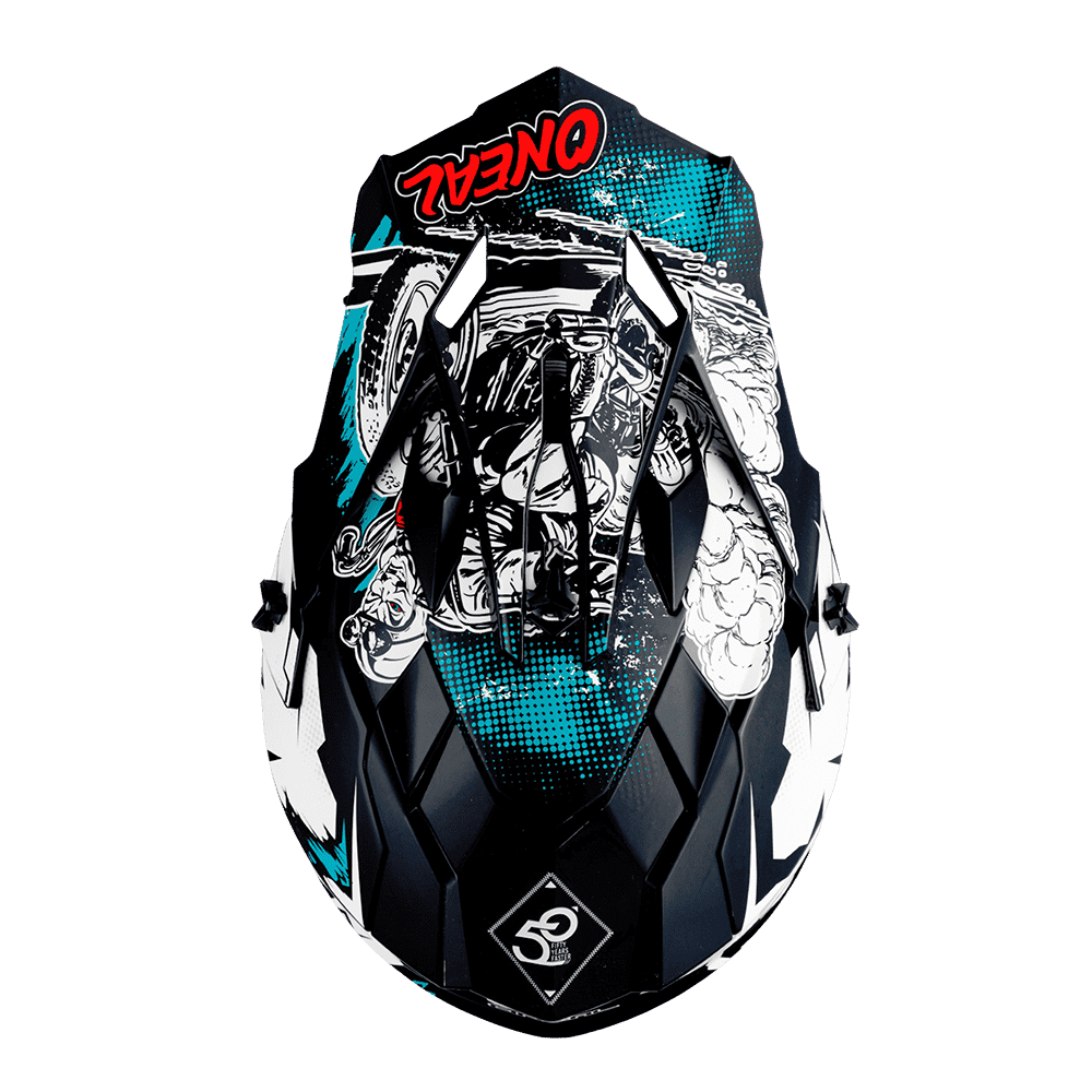 Oneal 2SRS Youth Helmet VILLAIN white